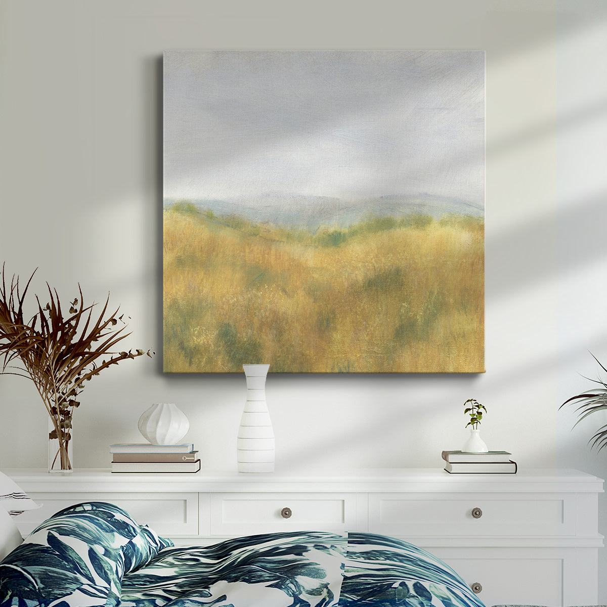 Wheat Fields I-Premium Gallery Wrapped Canvas - Ready to Hang