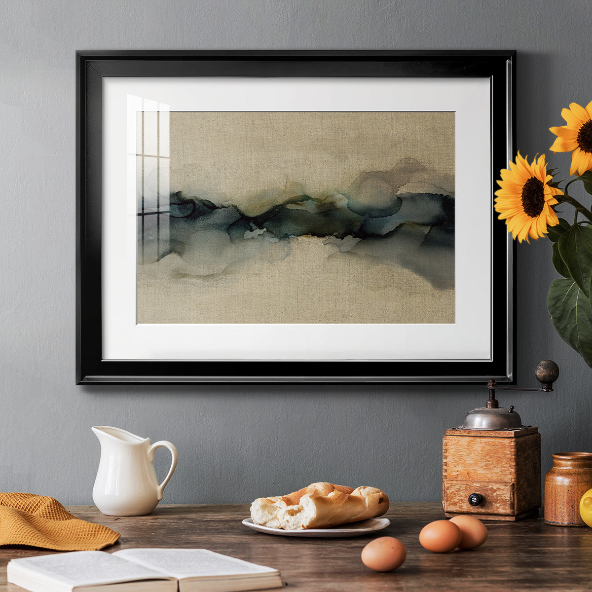 Ocean Streams - Modern Framed Art Print