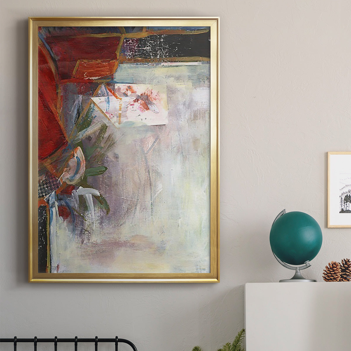 City Life III - Modern Framed Canvas Print