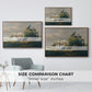 The Hay Wagon (Der Heuwagen), 1824 - Floater Framed Canvas Print