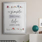 The Simple Things - Modern Framed Canvas Print