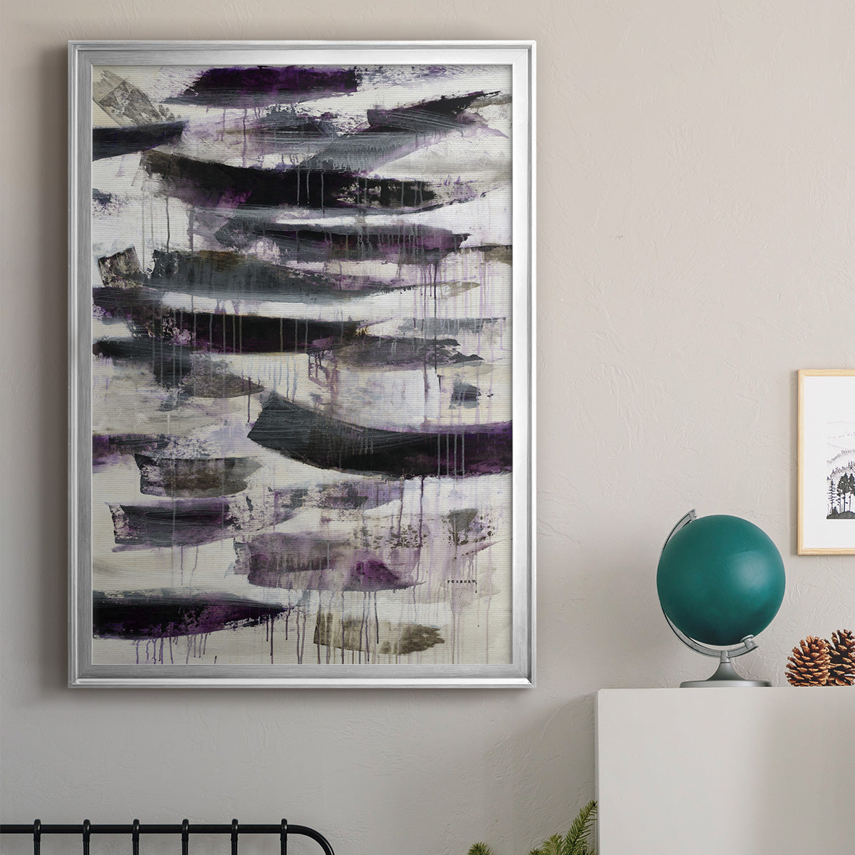 Helix #2 - Modern Framed Canvas Print