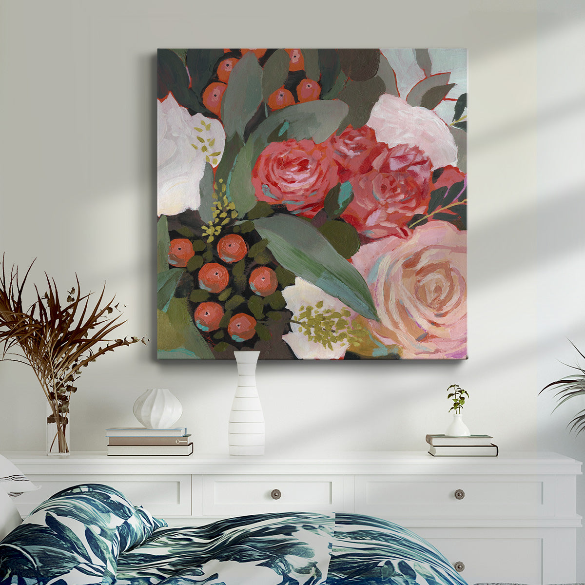 Eucalyptus Bouquet I - Canvas Art Print