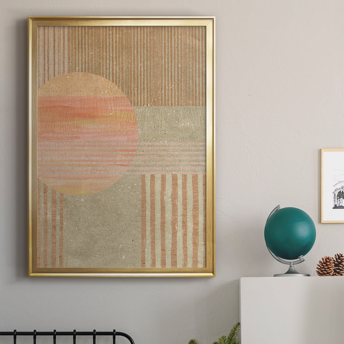 Adobe Sunrise I - Modern Framed Canvas Print