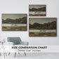 Landscape at Ljan, 1858 - Floater Framed Canvas Print