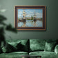 Ships Riding on the Seine - Ornate Framed Canvas Print
