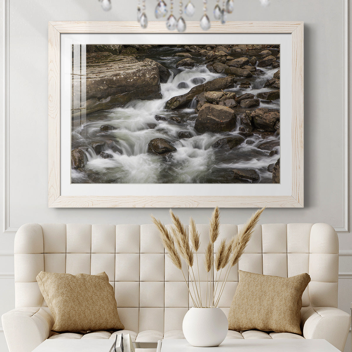 Rushing Calm-Premium Framed Print - Ready to Hang