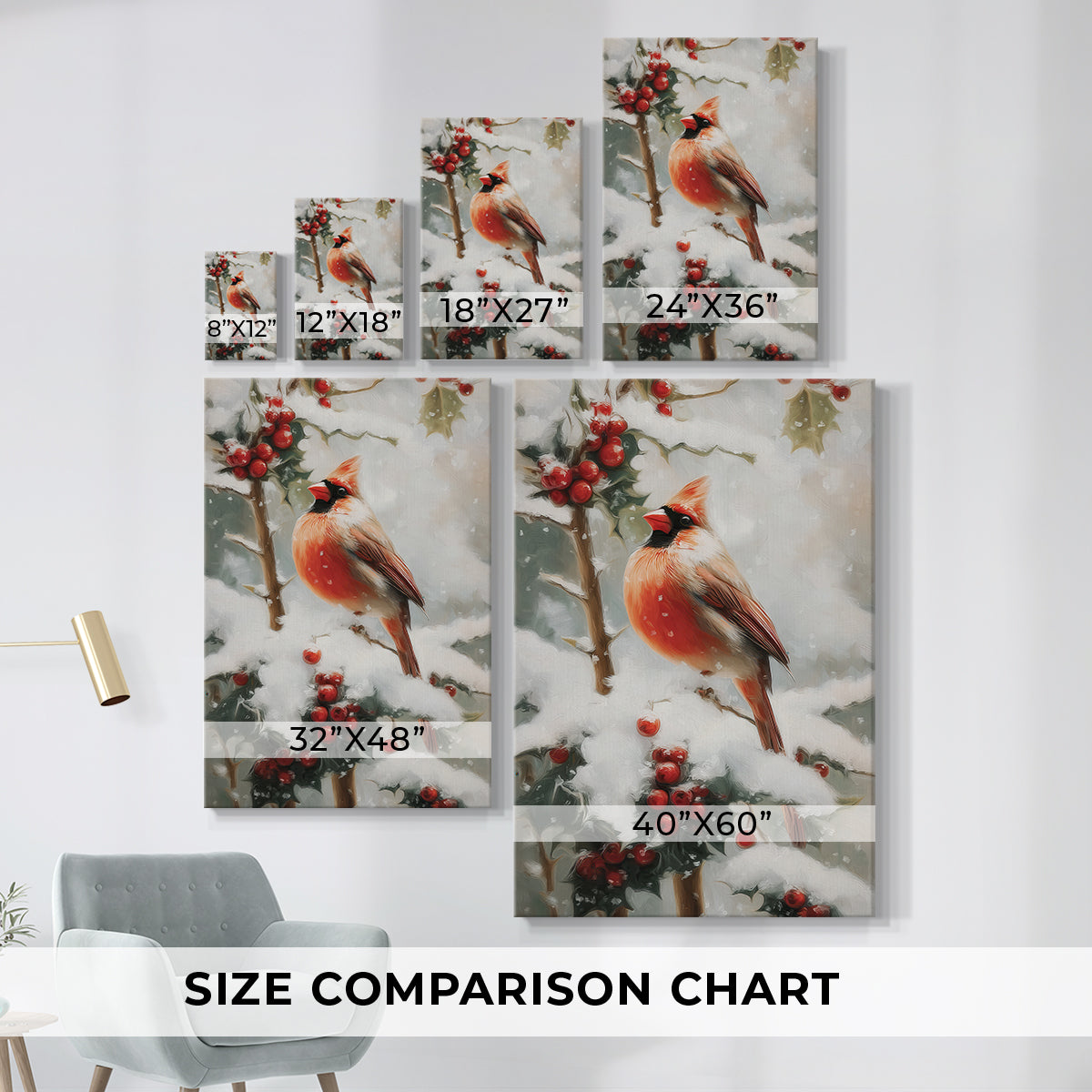 Golden Carols Serenade - Canvas Art Print