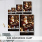 Candlelit Cathedral Village - Canvas Art Print