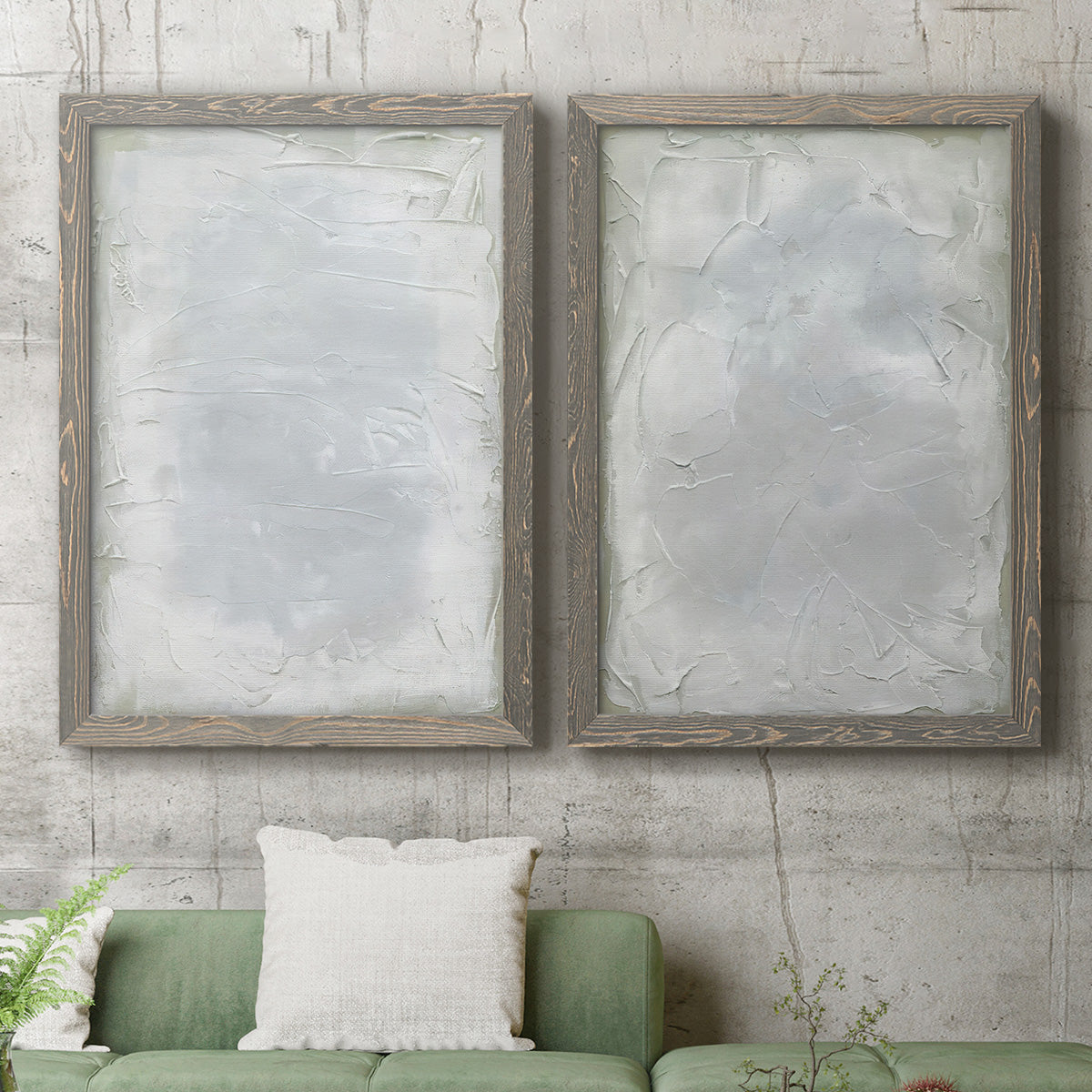 Subtle Transitions I - Premium Framed Canvas 2 Piece Set - Ready to Hang