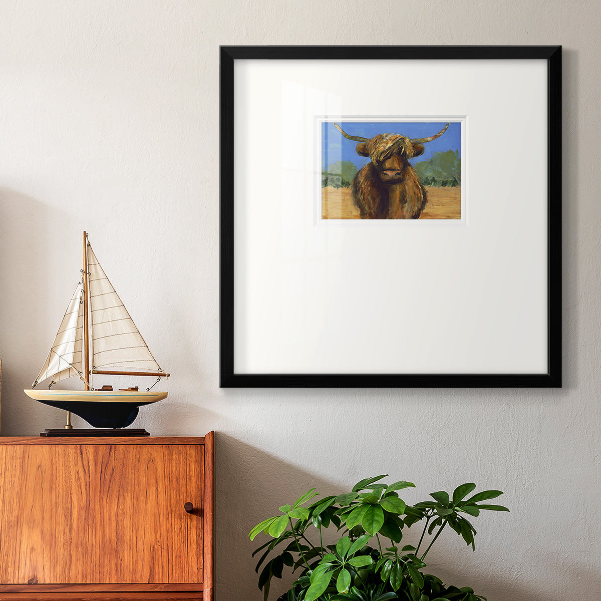 Shorty- Premium Framed Print Double Matboard