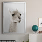 Soft Llama - Modern Framed Canvas Print