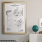 Toilet Paper Patent III - Modern Framed Canvas Print