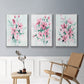 Posy Blooms I - Framed Premium Gallery Wrapped Canvas L Frame 3 Piece Set - Ready to Hang