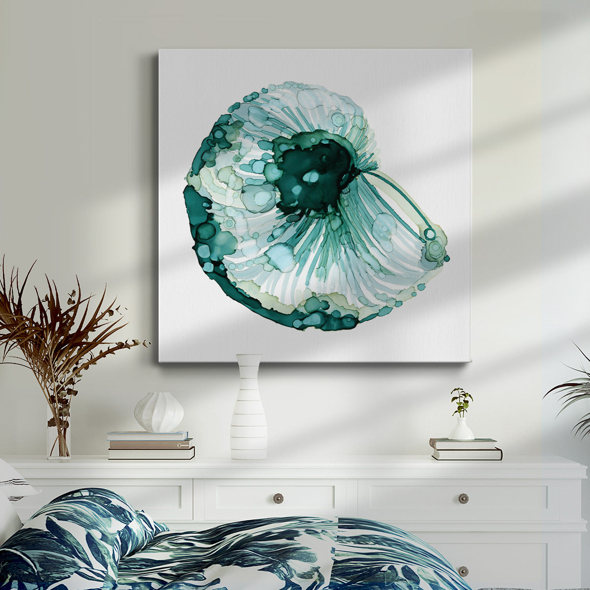 Blue Barnacle I - Canvas Art Print