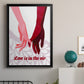 Groovy Love II - Modern Framed Canvas Print