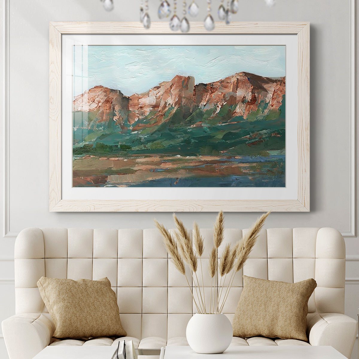 Heading West I - Barnwood Framed Art Print