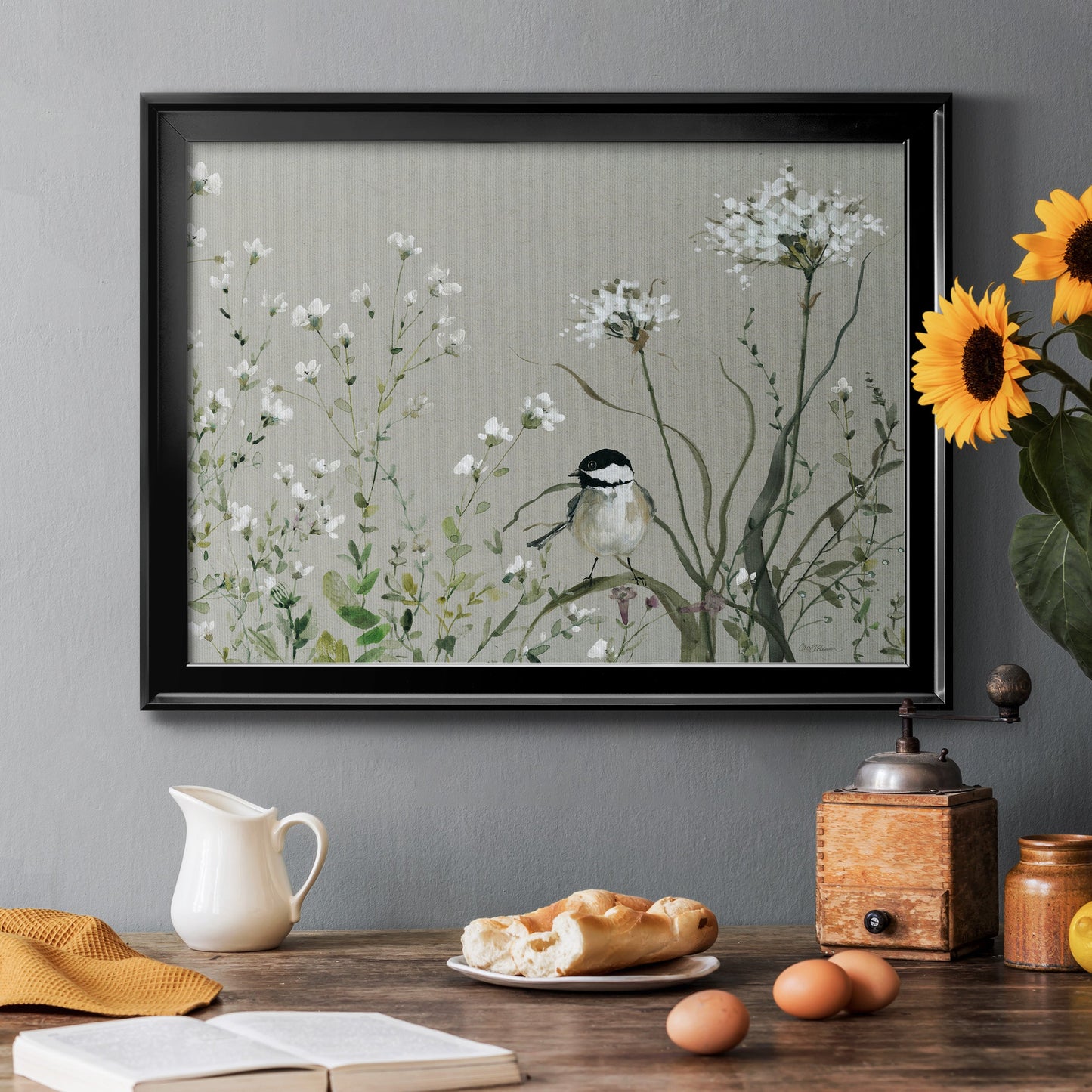 Bouquet of Grace Meadow II Premium Classic Framed Canvas - Ready to Hang