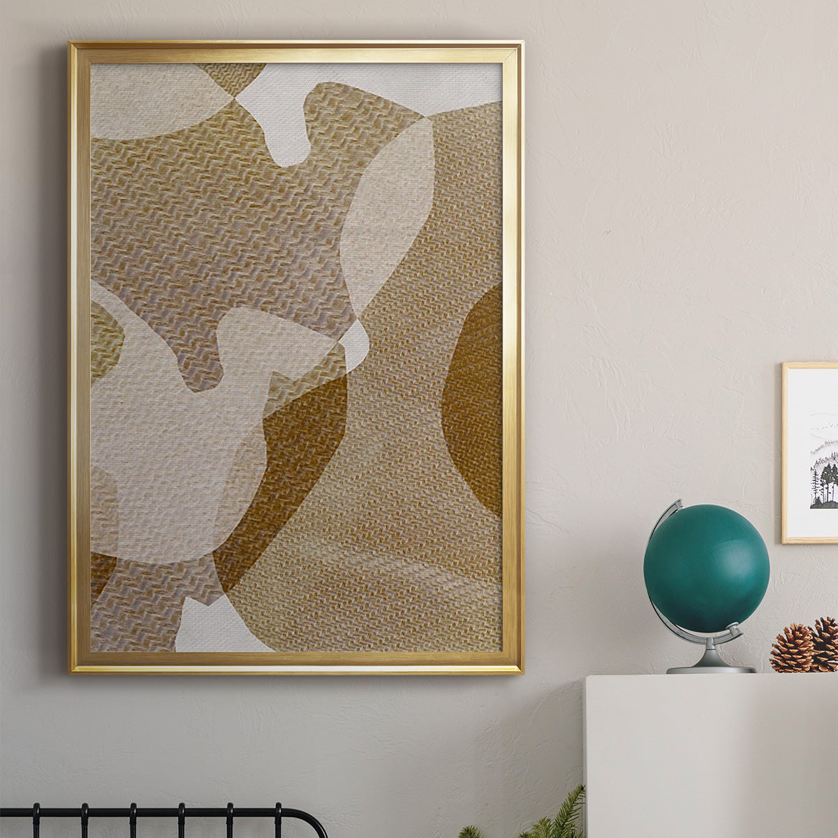 Texture Desert II - Modern Framed Canvas Print