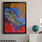 Vibrant Flow II - Modern Framed Canvas Print