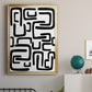 Shuffle II - Modern Framed Canvas Print