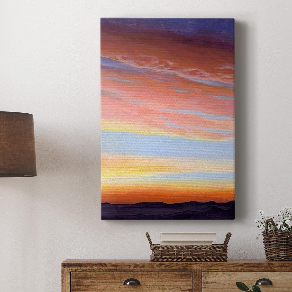 Ignited Dusk II - Canvas Art Print