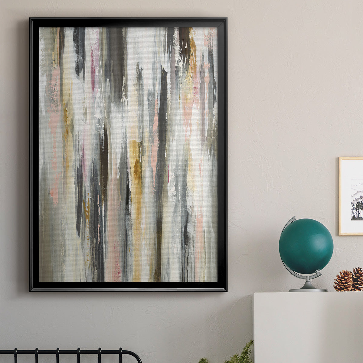 Color Ripple II - Modern Framed Canvas Print