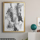 Graphite Abstract III - Modern Framed Canvas Print
