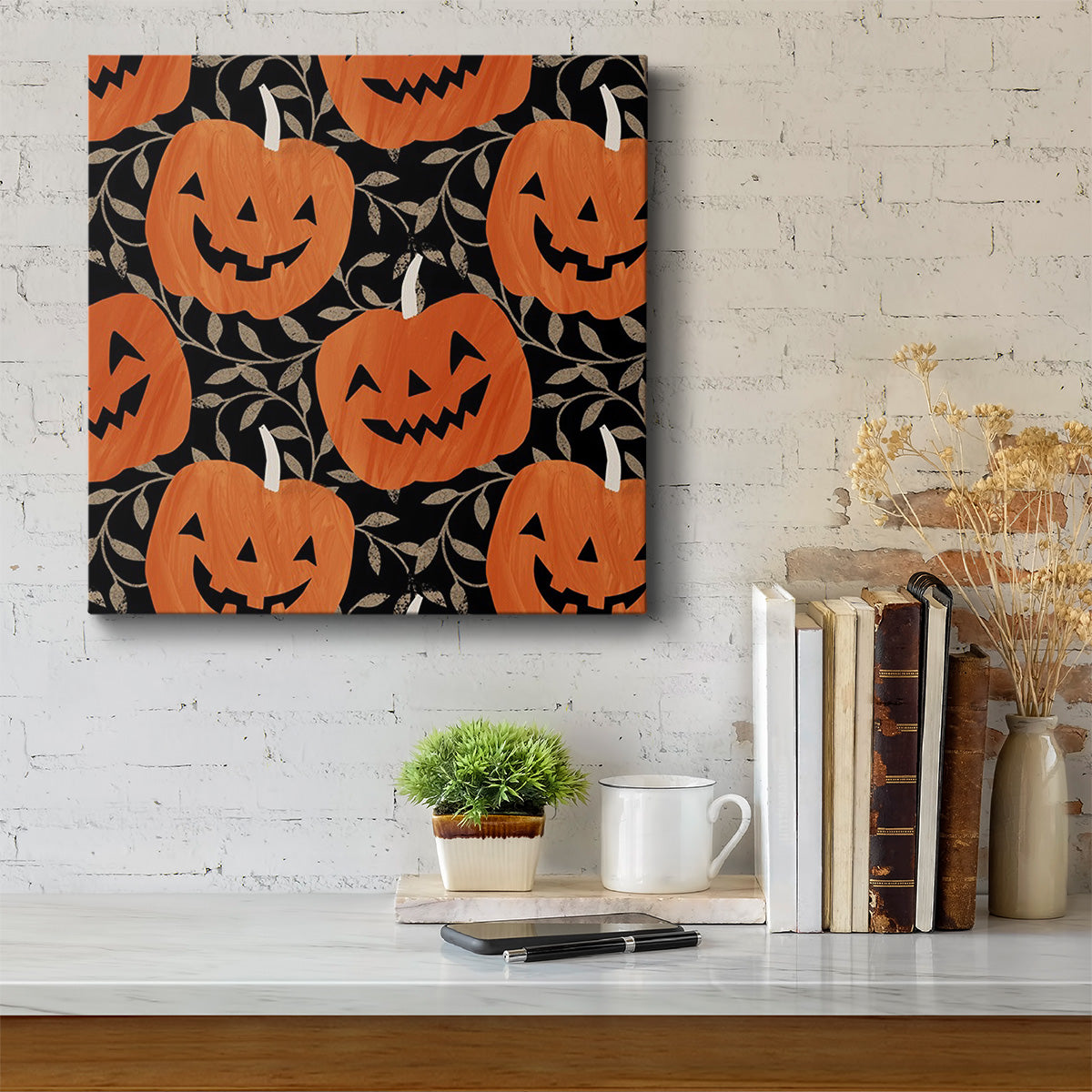 Graphic Halloween Collection G-Premium Gallery Wrapped Canvas - Ready to Hang