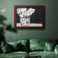 White Flowers in Fuchsia II Premium Framed Canvas- Ready to Hang