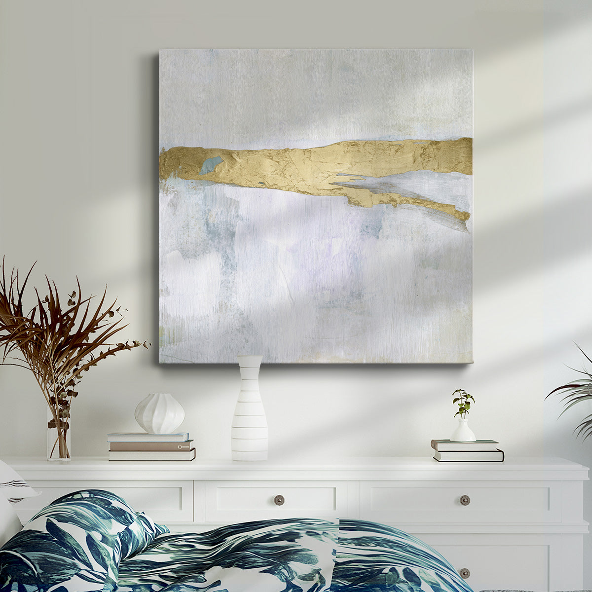 Gold Ribbon Horizon II - Canvas Art Print