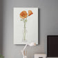 California Poppy Vase II Premium Gallery Wrapped Canvas - Ready to Hang