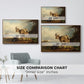 A Goat with Two Kids - Floater Framed Canvas Print