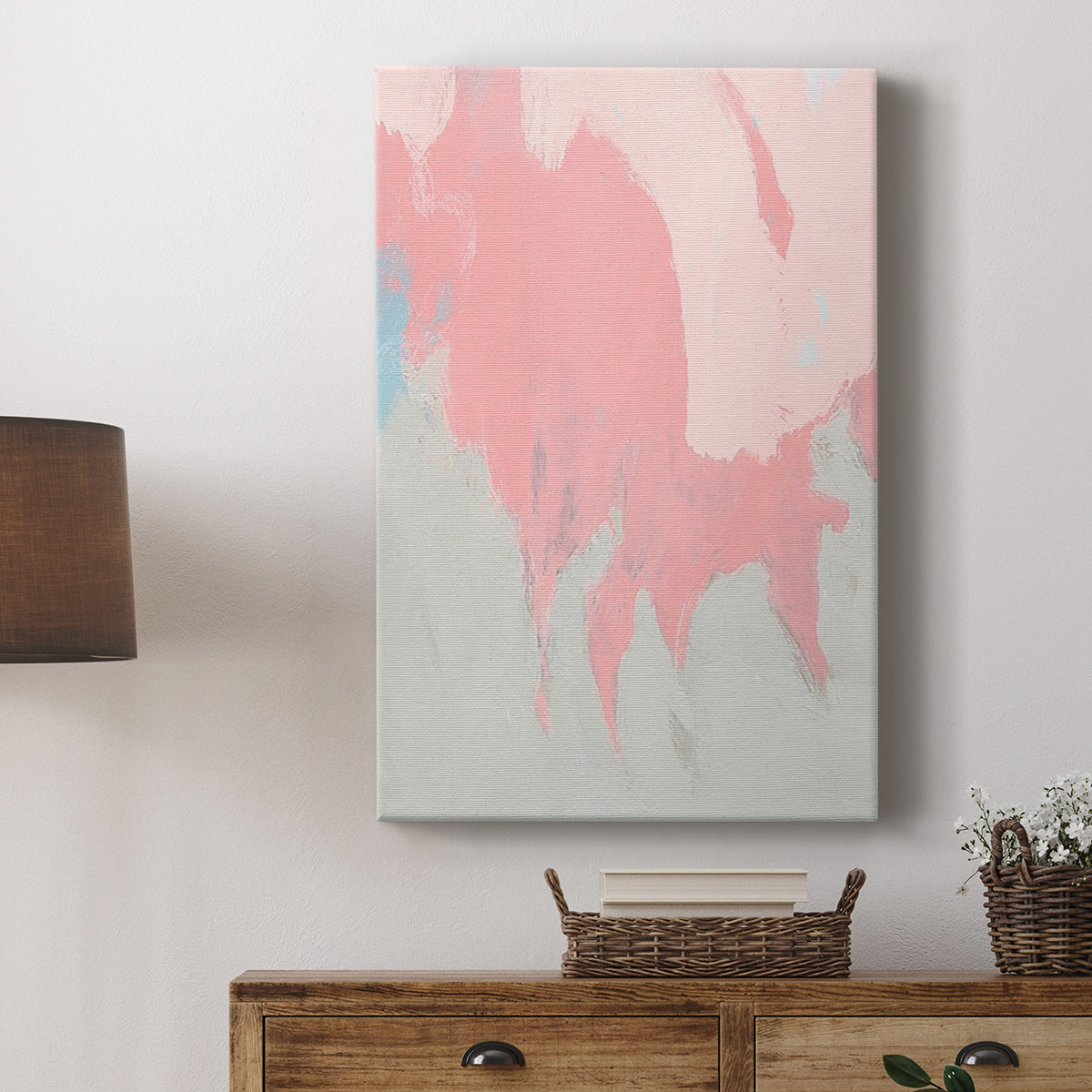 Blushing Abstract II - Canvas Art Print