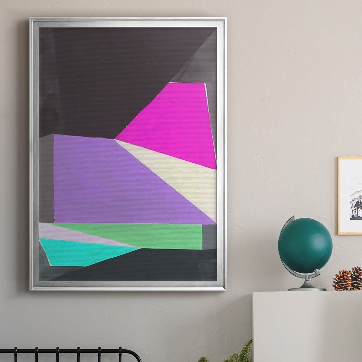 Chop III - Modern Framed Canvas Print