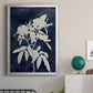 Indigo Botanical I Revisited - Modern Framed Canvas Print