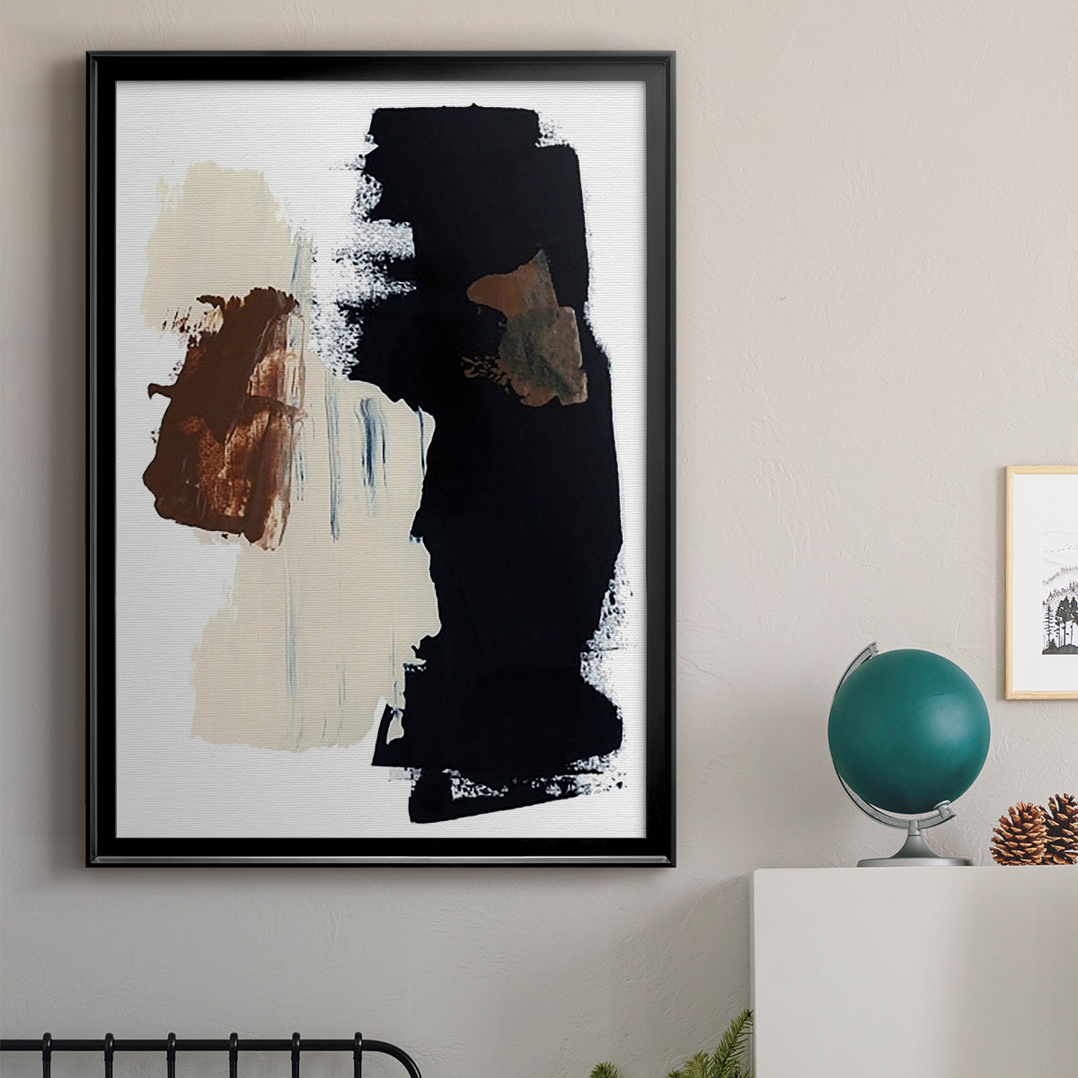 Goldenrod Patch II - Modern Framed Canvas Print