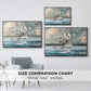 Sloop, Nassau, 1899 - Floater Framed Canvas Print