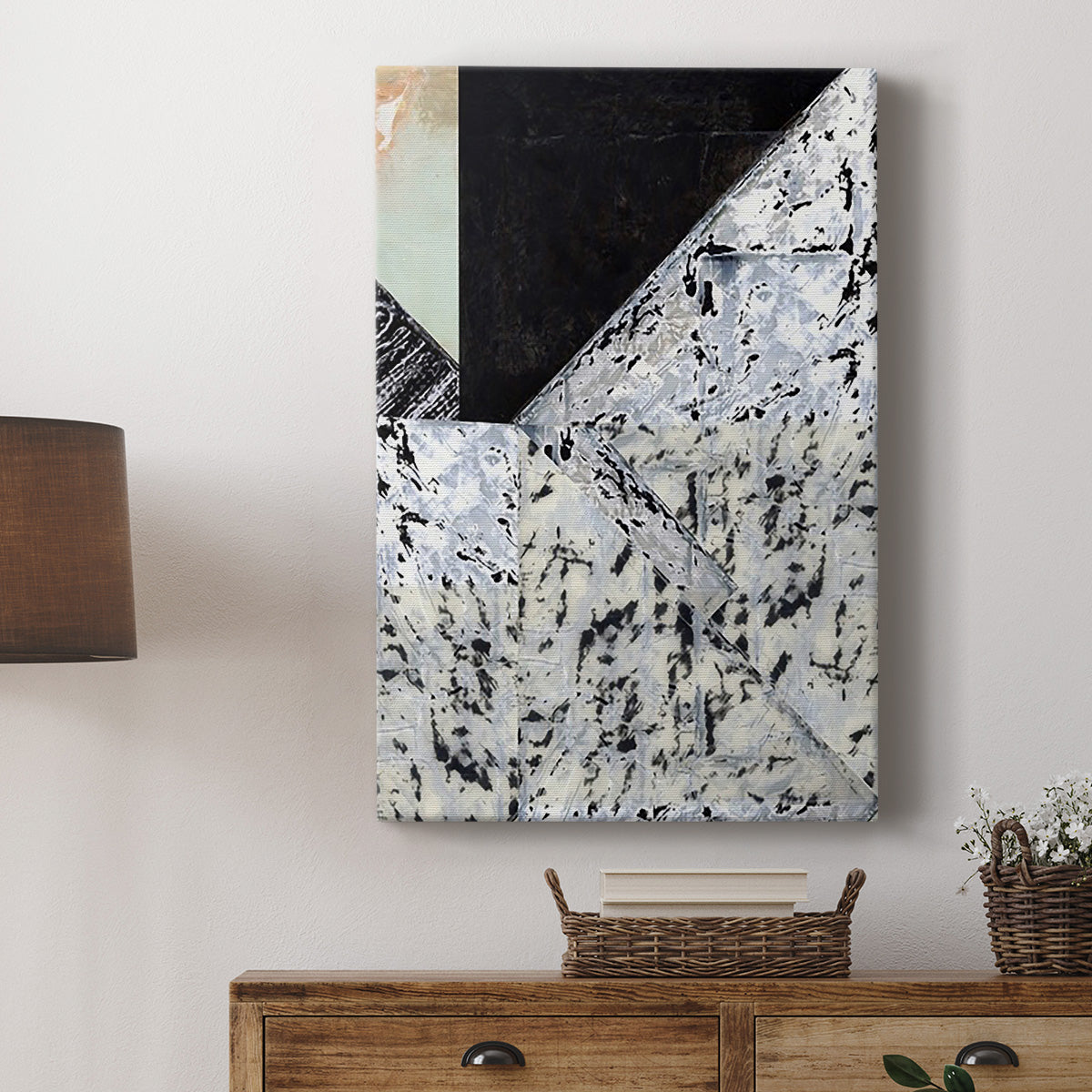 Tiles & Texture Abstract Angles II Premium Gallery Wrapped Canvas - Ready to Hang