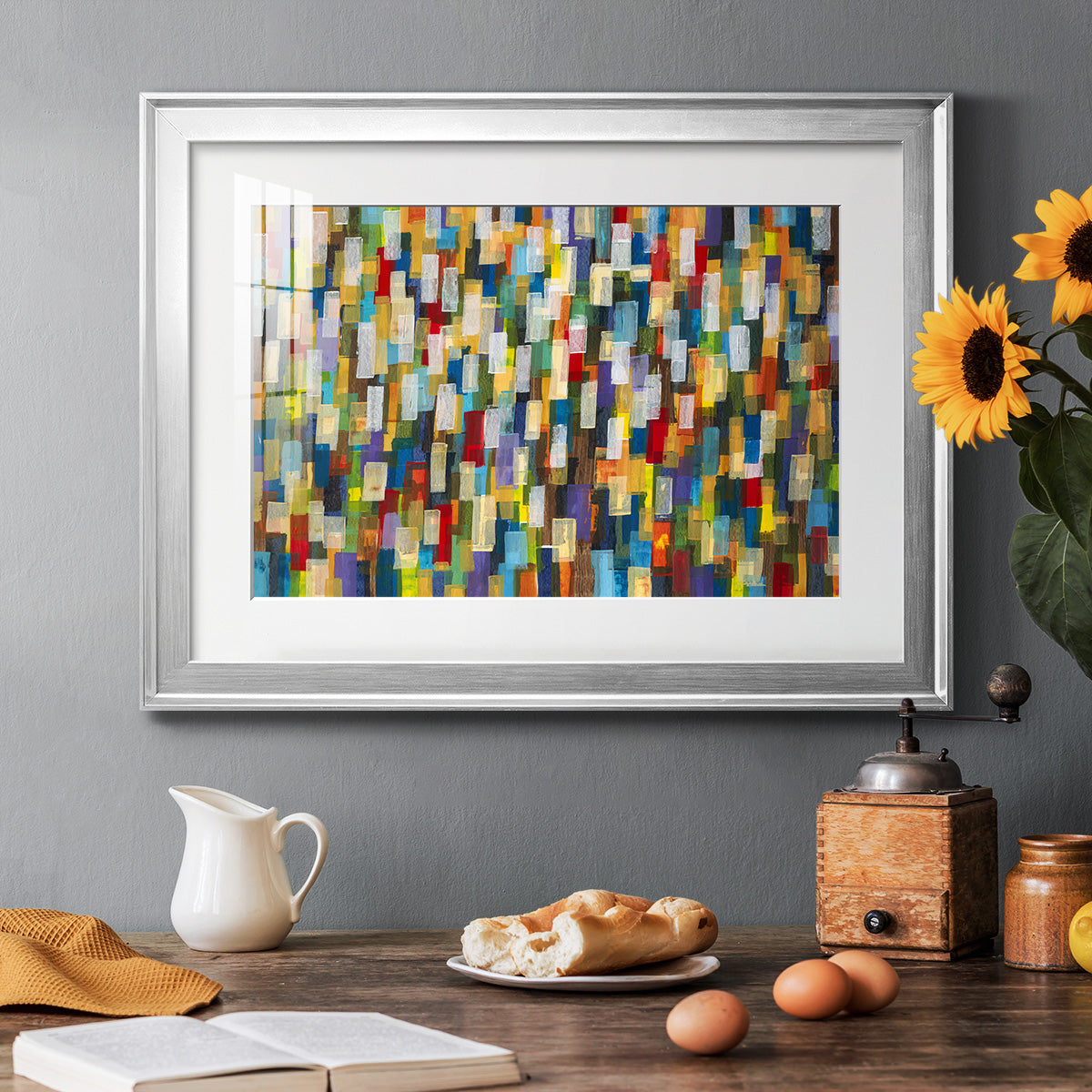 Confetti II Premium Framed Print - Ready to Hang