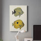 Yellow & Grey Fish III Premium Gallery Wrapped Canvas - Ready to Hang