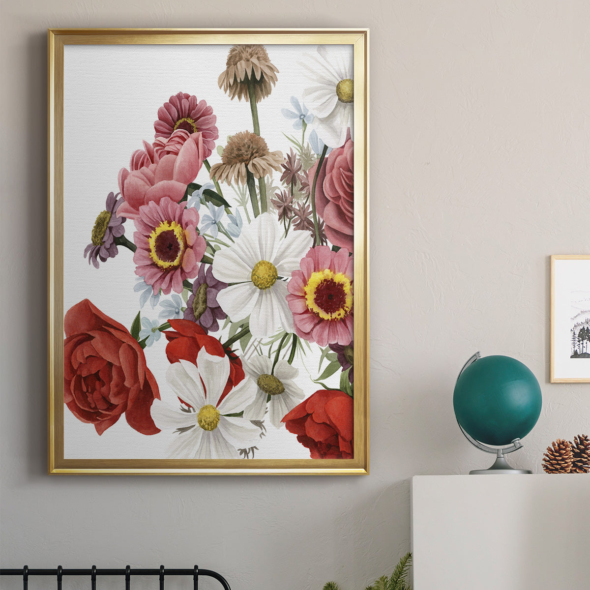 Modern Arrangement II - Modern Framed Canvas Print