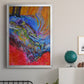 Vibrant Flow II - Modern Framed Canvas Print