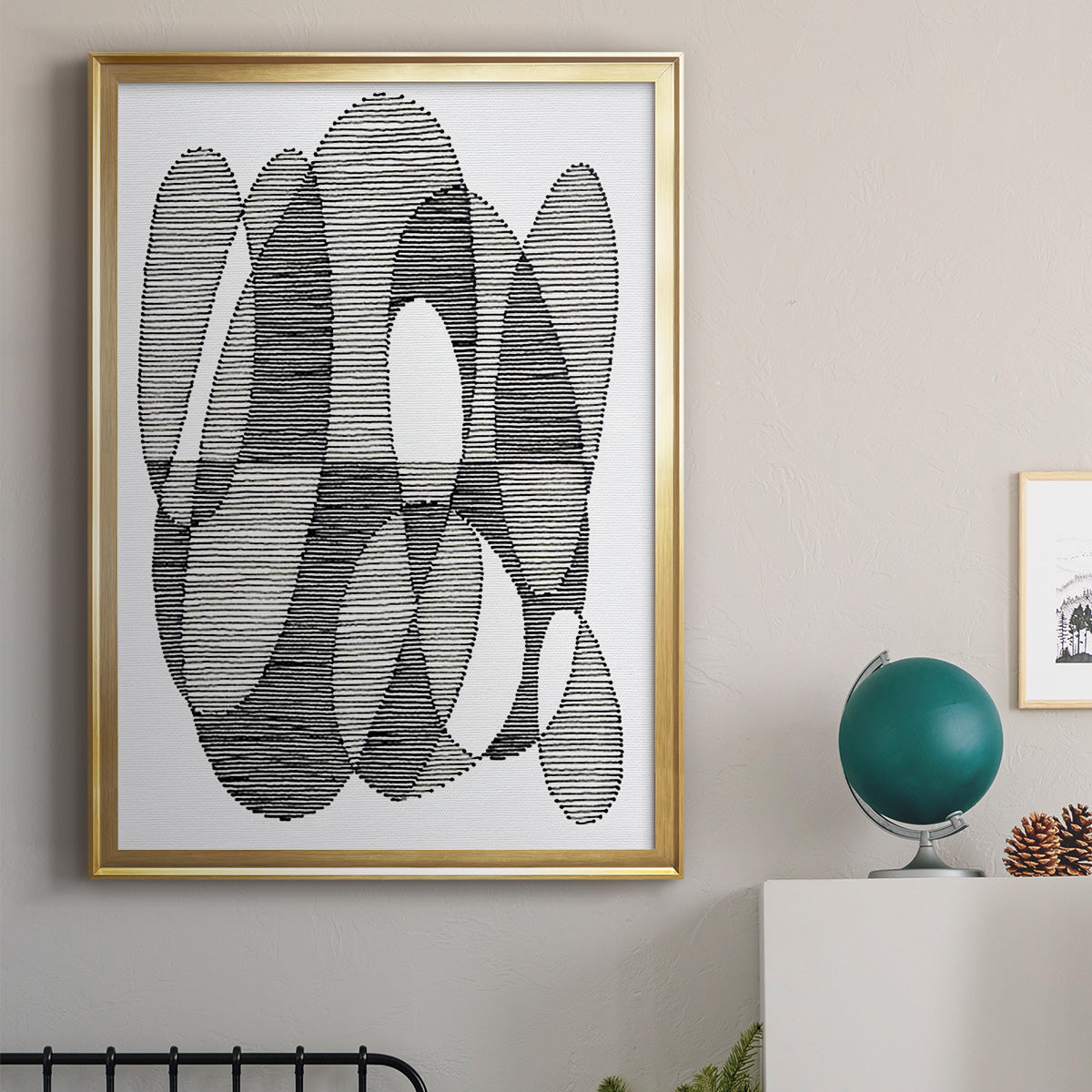 Opposite Day I - Modern Framed Canvas Print