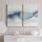 Summer Rain I Premium Gallery Wrapped Canvas - Ready to Hang - Set of 2 - 8 x 12 Each