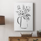 Sketchy Bouquet I - Canvas Art Print