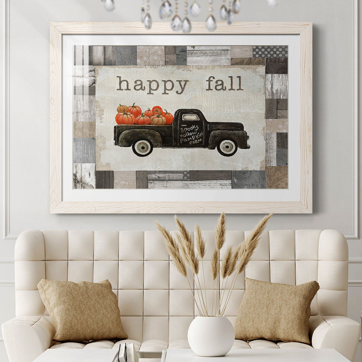 Spooky Hollow Farm - Barnwood Framed Art Print