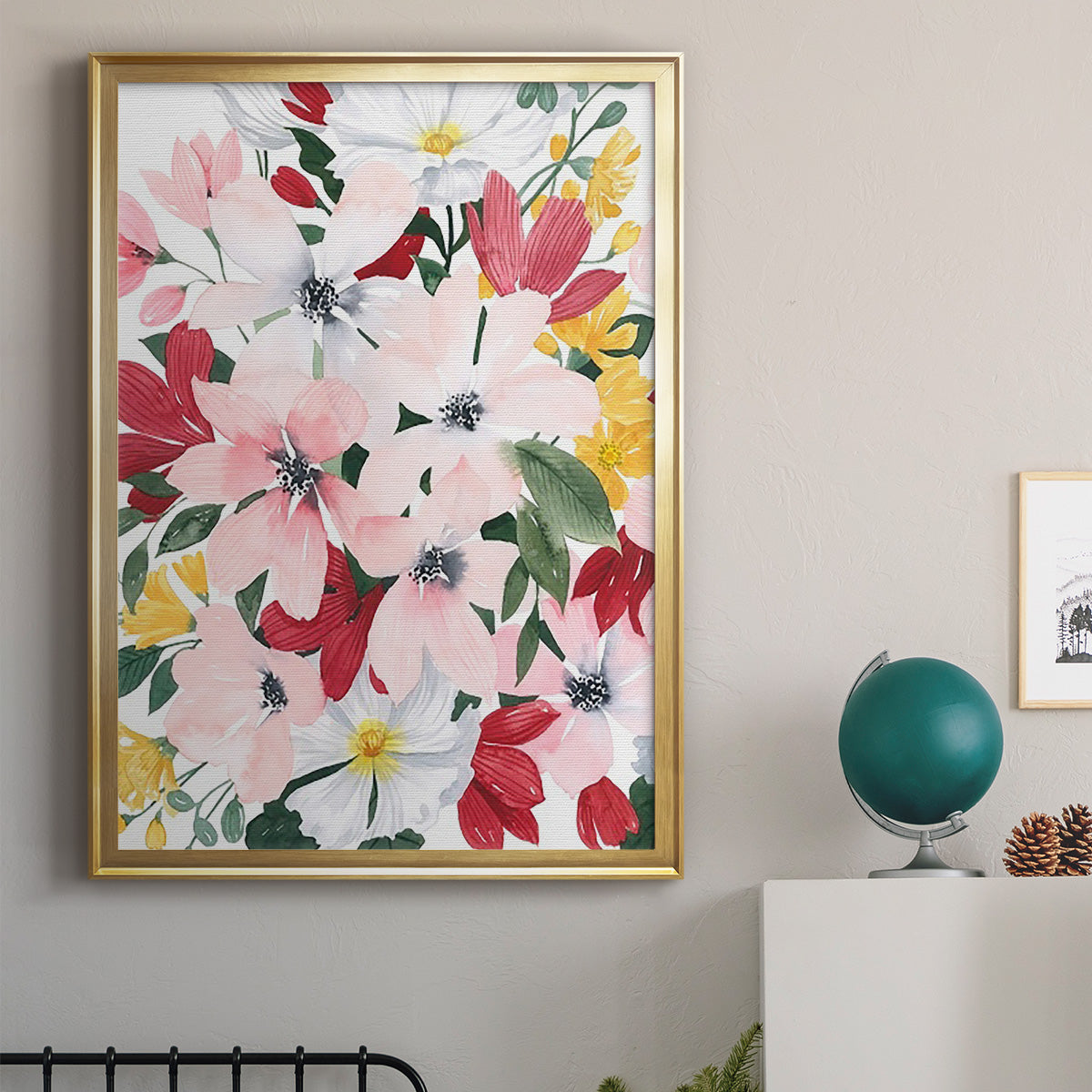 Spring Bliss I - Modern Framed Canvas Print