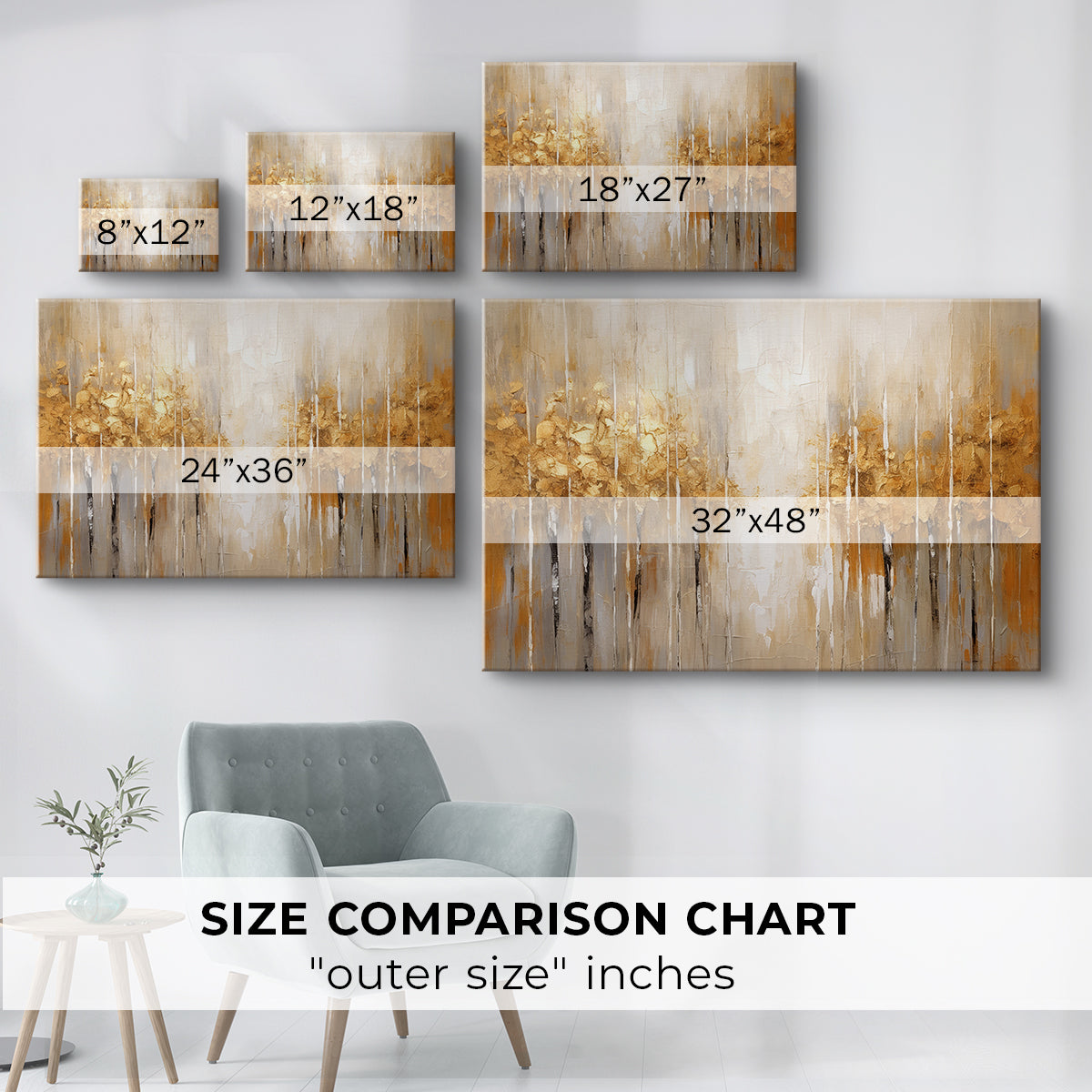 abstract art,modern art,golden trees,tranquil landscape,textured artwork,warm tones,cream colors,contemporary style,soothing imagery,nature depiction,color palette,serene atmosphere,wall decor,canvas painting,vibrant hues,abstract landscape,visual harmony,impressionistic art,nature-inspired,gold accents,minimalist design,abstract trees,elegant decor,decorative art,emotional resonance,home decor,unique artwork,calming colors,expressive art,rich textures,decorative elements,landscape representation