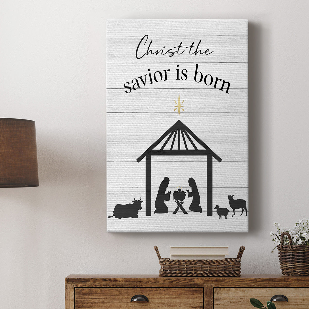 The Savior is Born - Canvas Art Print